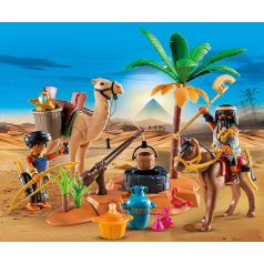 Playmobil History 5387 A sírfosztogatók tábort vernek