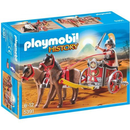 Playmobil History 5391 Kétlovas római harci kocsi