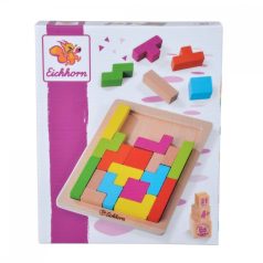 Eichhorn logikai játék - Színes formabeillesztős tábla
