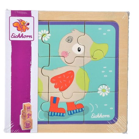 Eichhorn Állatos fa puzzle - Kacsa (9 db)