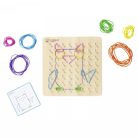 Eichhorn Montessori geometria tábla készségfejlesztő játék