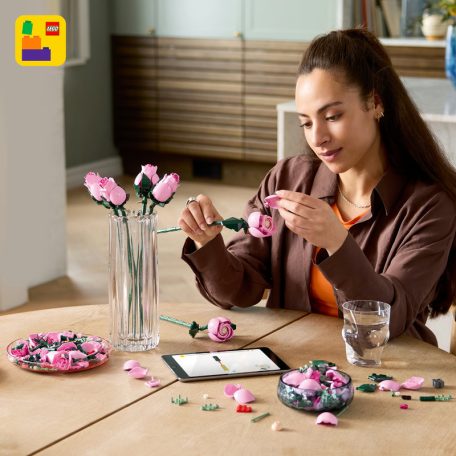 LEGO Botanicals 10374 Rózsaszín rózsacsokor