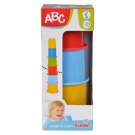 ABC Építő piramis készségfejlesztő játék