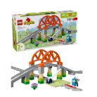 LEGO DUPLO Town 10426 Vasúti híd és sínek kiegészítő szett