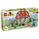 LEGO DUPLO Town 10426 Vasúti híd és sínek kiegészítő szett