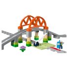 LEGO DUPLO Town 10426 Vasúti híd és sínek kiegészítő szett