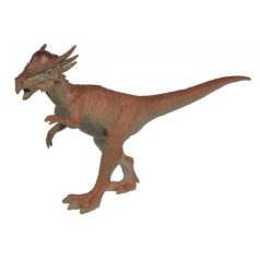 Pachycephalousaurs dinó figura (vörös-szürke)