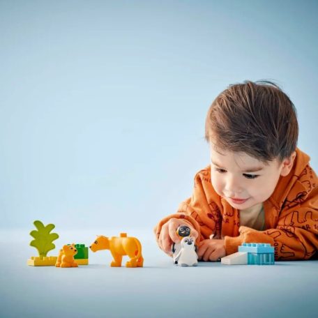 LEGO DUPLO Town 10442 Állatcsaládok a vadvilágban: Pingvinek és oroszlánok