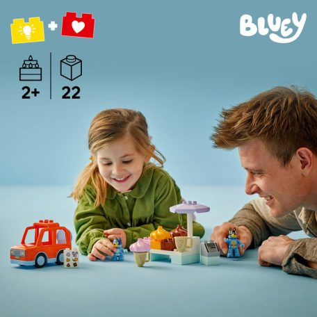 LEGO DUPLO Bluey 10458 Fagyizás Bluey-val