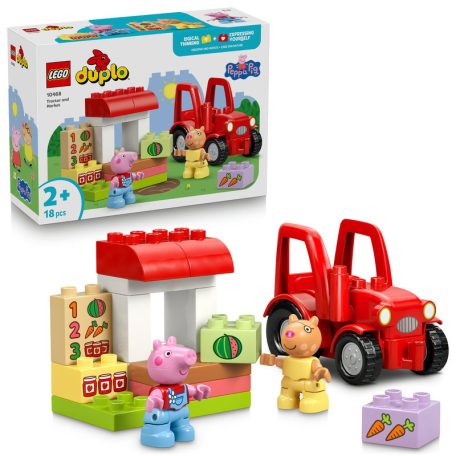 LEGO DUPLO Peppa Pig 10468 Traktor és piac
