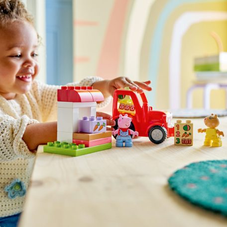 LEGO DUPLO Peppa Pig 10468 Traktor és piac