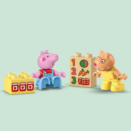 LEGO DUPLO Peppa Pig 10468 Traktor és piac