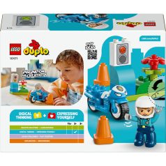LEGO DUPLO Town 10471 Kék rendőrségi motorkerékpár