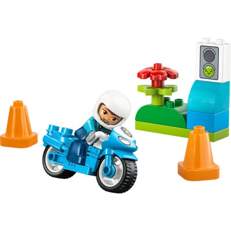 LEGO DUPLO Town 10471 Kék rendőrségi motorkerékpár