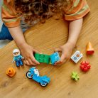 LEGO DUPLO Town 10471 Kék rendőrségi motorkerékpár