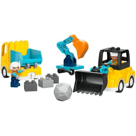 LEGO DUPLO Town 10475 3 az 1-ben építési munkagépek