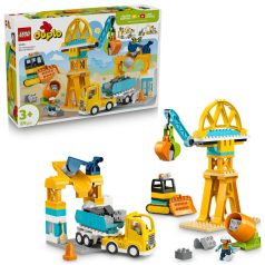   LEGO DUPLO Town 10476 3 az 1-ben építési terület és munkagépek