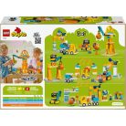 LEGO DUPLO Town 10476 3 az 1-ben építési terület és munkagépek
