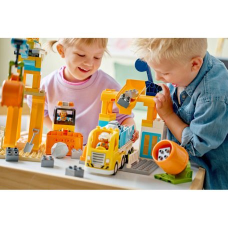 LEGO DUPLO Town 10476 3 az 1-ben építési terület és munkagépek