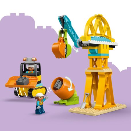 LEGO DUPLO Town 10476 3 az 1-ben építési terület és munkagépek