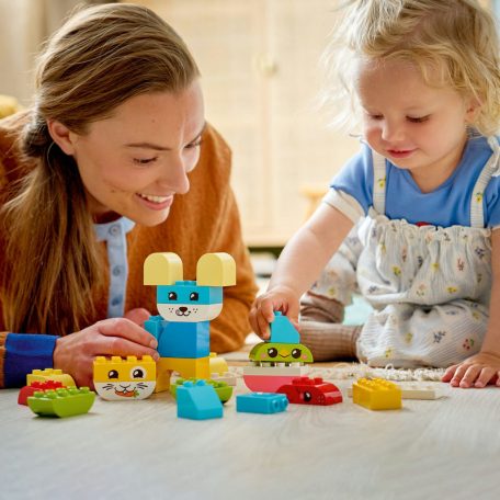 LEGO DUPLO My First 10477 Kreatív és aranyos, 3 az 1-ben házi kedvencek