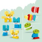 LEGO DUPLO My First 10477 Kreatív és aranyos, 3 az 1-ben házi kedvencek