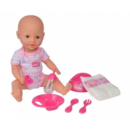New Born Baby - Pisilő baba kiegészítőkkel