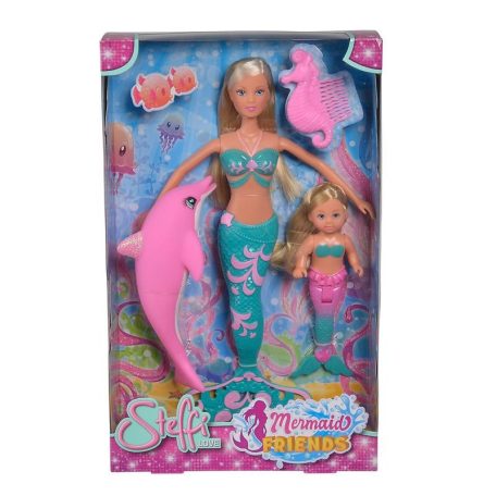 Steffi Love - Sellő baba Évivel és delfin figurával