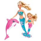 Steffi Love - Sellő baba Évivel és delfin figurával