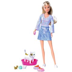   Steffi Love Baby Cats - Steffi baba anyacicával és meglepetés kölykökkel