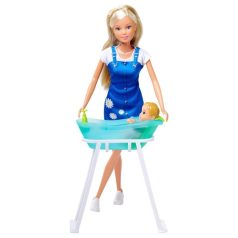 Steffi Love Baby Bath babafürdető szett játékbabával