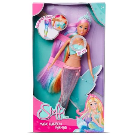 Steffi Love Magic Rainbow Mermaid - Varázslatos szivárványsellő játékbaba
