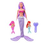 Steffi Love - Lila hajú sellőbaba sellőikrekkel