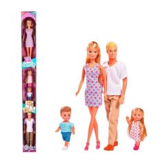 Steffi Love játékbaba család XL dobozban (4 db)