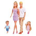 Steffi Love játékbaba család XL dobozban (4 db)