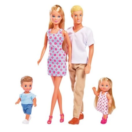 Steffi Love játékbaba család XL dobozban (4 db)