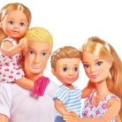 Steffi Love játékbaba család XL dobozban (4 db)