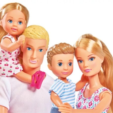 Steffi Love játékbaba család XL dobozban (4 db)