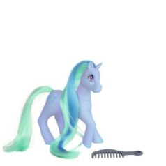 Sweet Pony kék póni játékfigura türkizkék sörénnyel