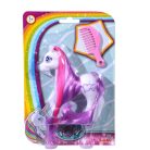 Sweet Pony fehér póni játékfigura lila-pink sörénnyel