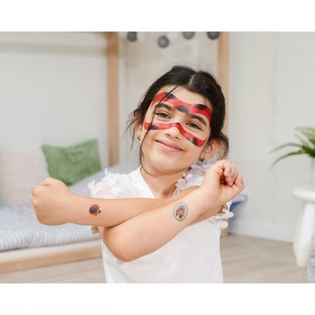 Miraculous - Katicabogár csillámos tetoválás készlet