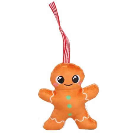 Squeezlings Christmas plüss akasztható dísz - Mézi