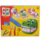 A&F Dough Set Crocodile Dentist - Krokodilfogászat gyurmaszett