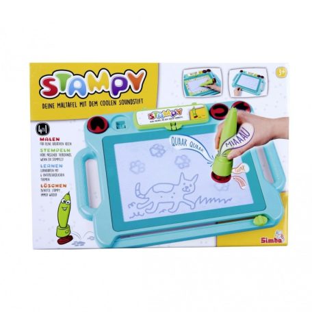 Stampy mágneses rajztábla hangot adó tollal