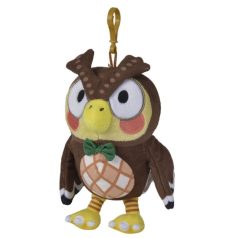 Animal Crossing plüss kulcstartó - Blathers