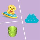 LEGO DUPLO Creative Play 10965 Vidám fürdetéshez: úszó állatos vonat