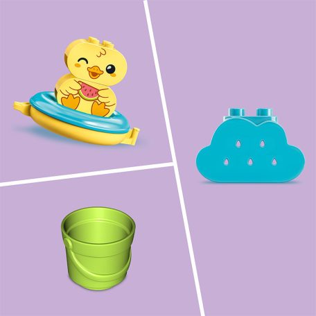 LEGO DUPLO Creative Play 10965 Vidám fürdetéshez: úszó állatos vonat