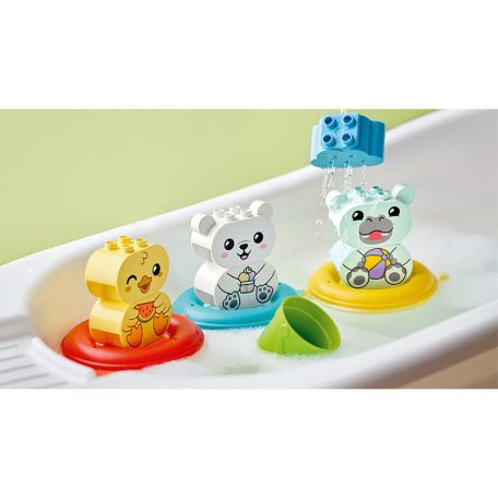 LEGO DUPLO Creative Play 10965 Vidám fürdetéshez: úszó állatos vonat