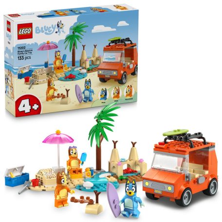 LEGO Bluey 11202 Bluey és családja a tengerpartra utazik