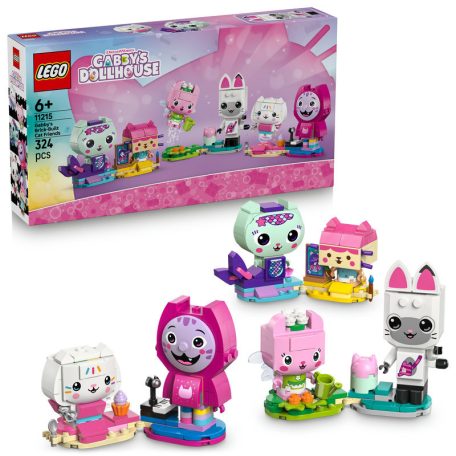 LEGO Gabby's Dollhouse 11215 Gabi kockákból épült cicabarátai